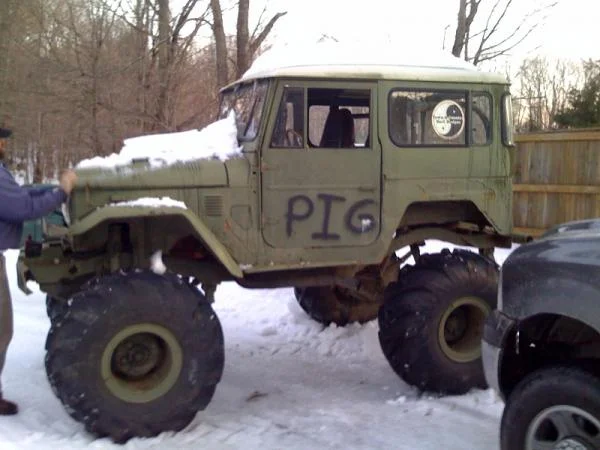 FJ LEFT IN SNOW