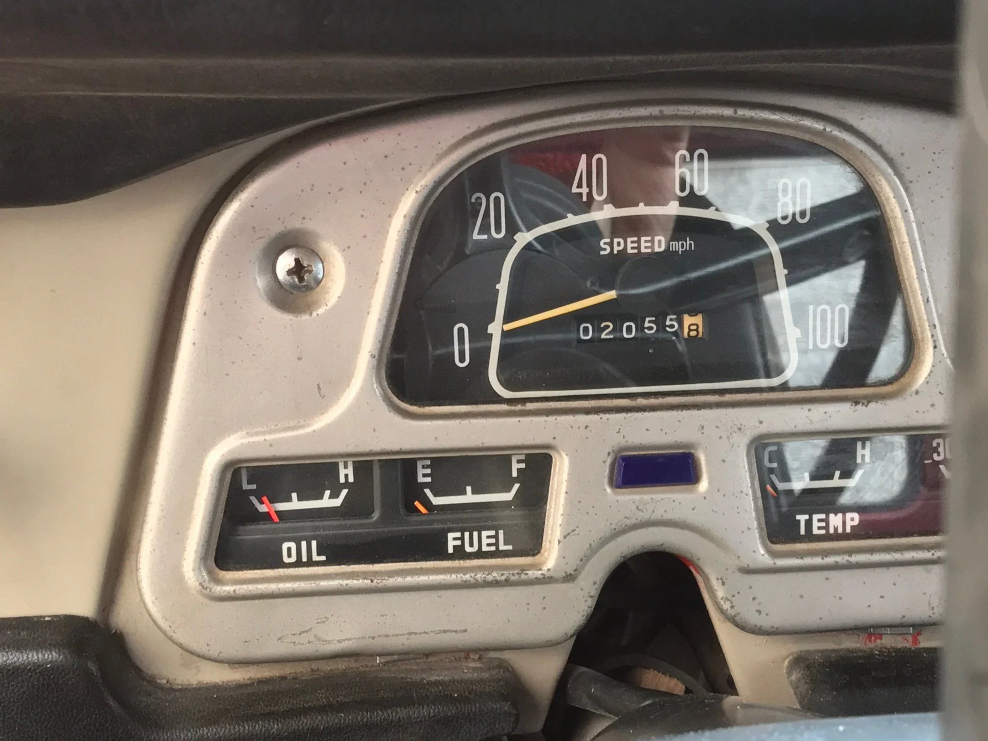 FJ40 dash