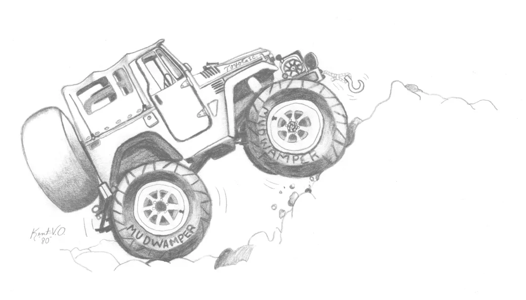 FJ40 Illustration