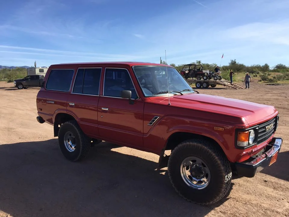 FJ60 in Crown King staging area