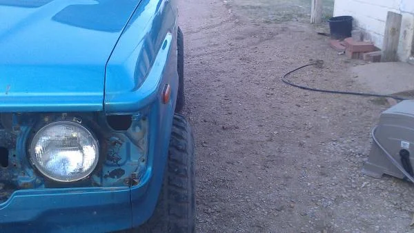 fj60 - tire overhang