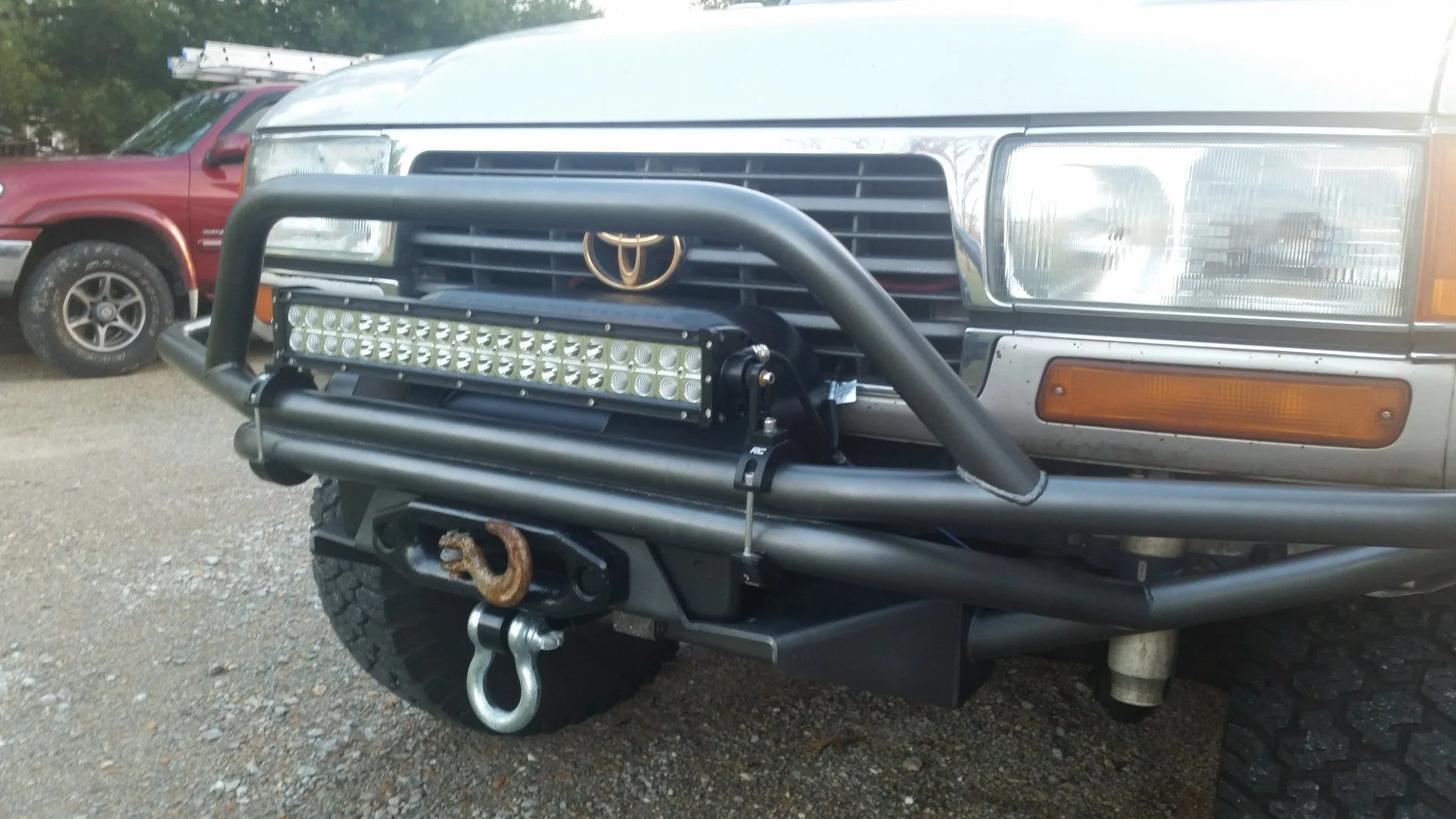 Fj80 Trail Gear winch bumper