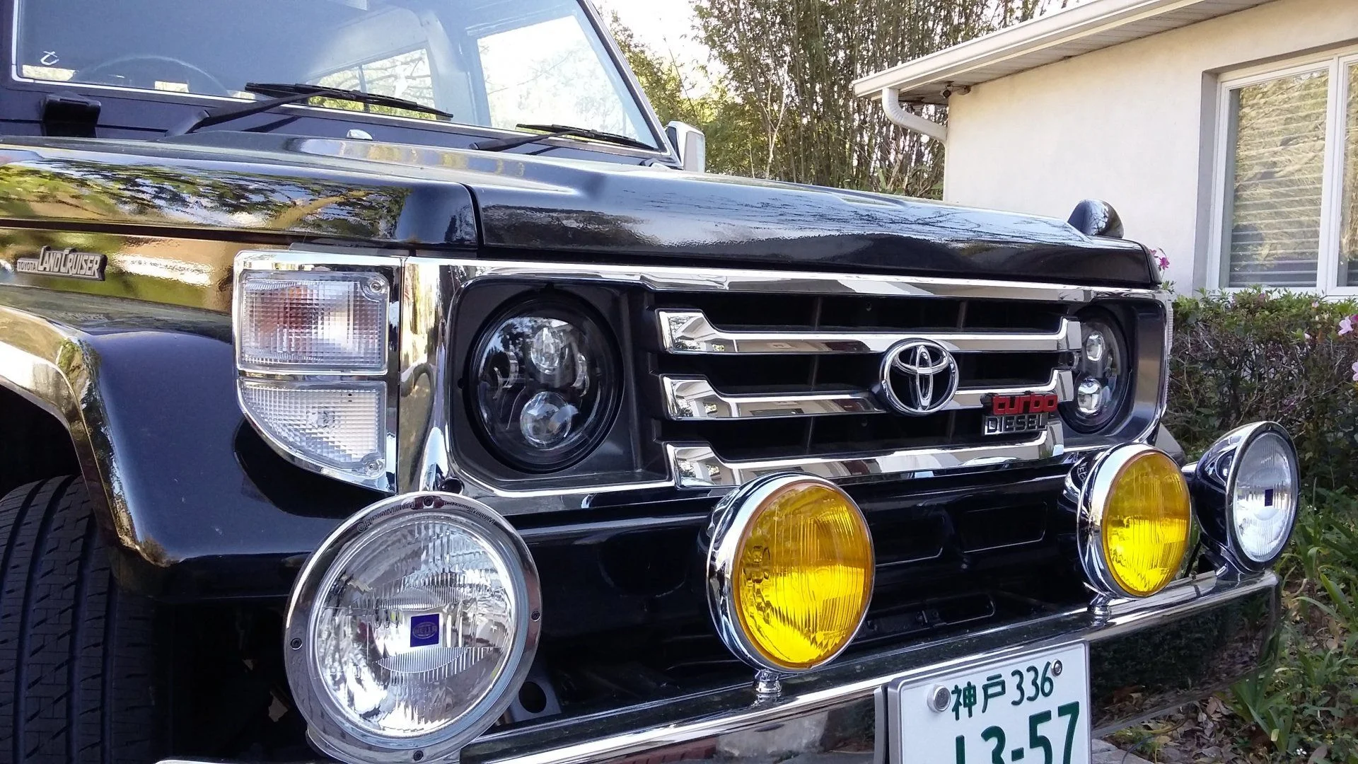 fog lights and running lights install underway