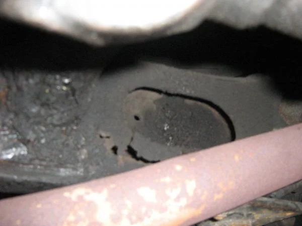 frame rot right rear only