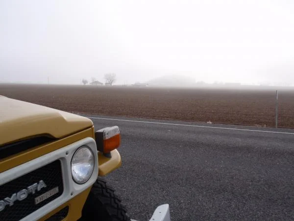 Freezing fog just past the Idaho/Oregon border