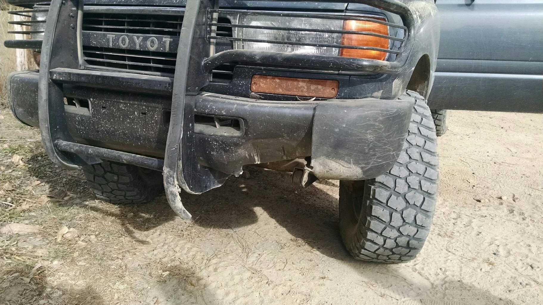 front bumper crush
