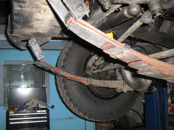 front leaf springs