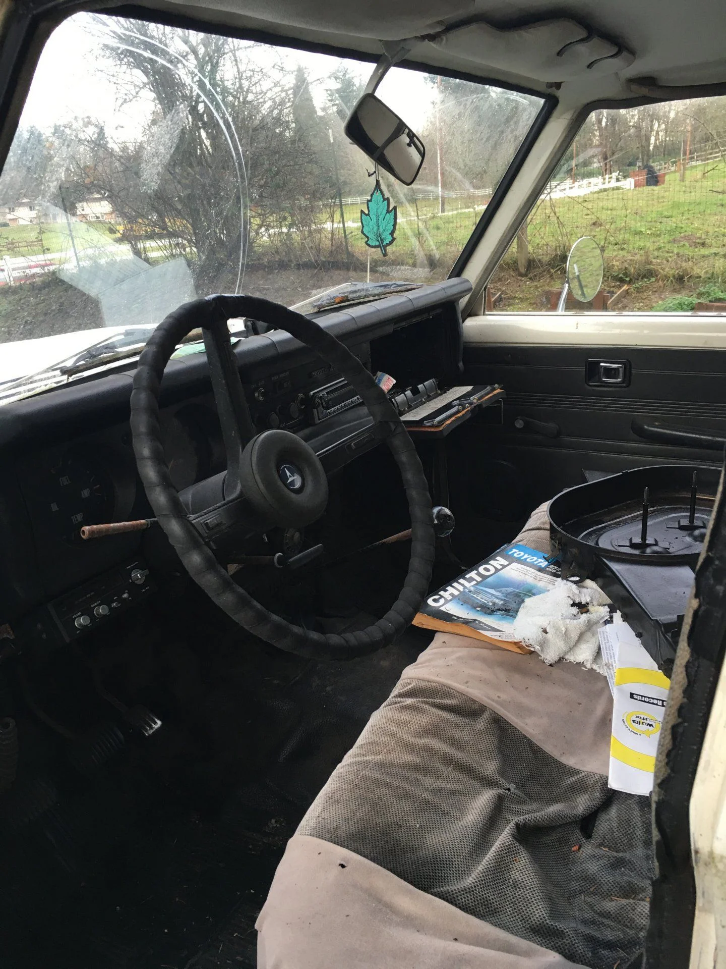 front seat