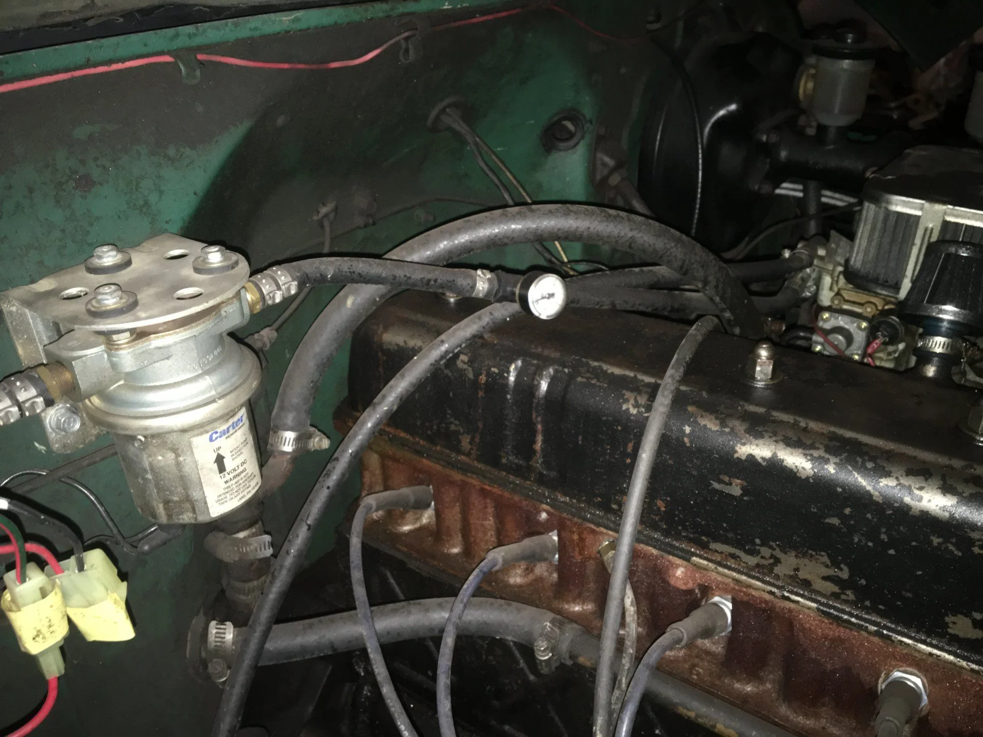 Fuel pump location
