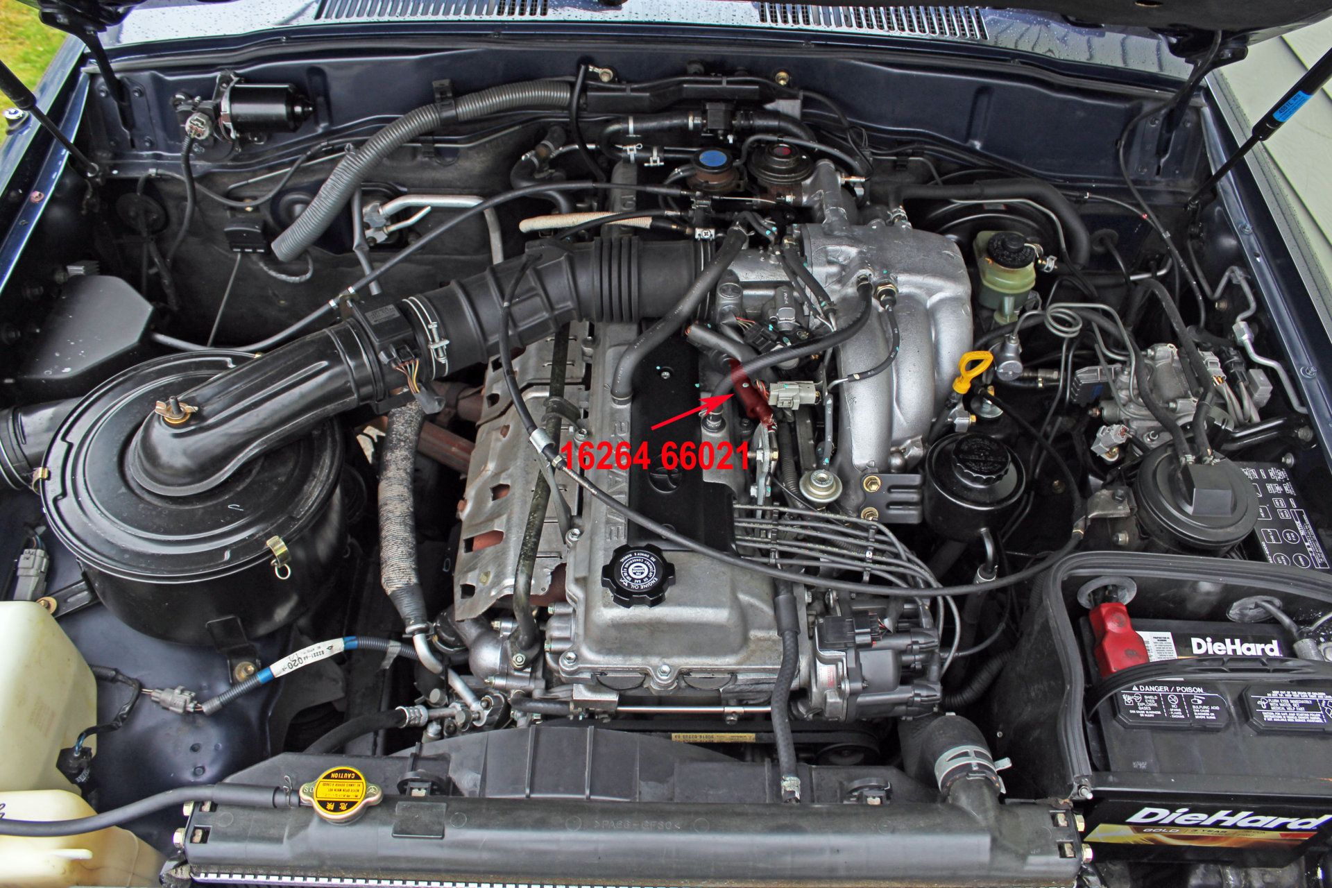 FZJ80 Heater Hose Part Numbers and Locations