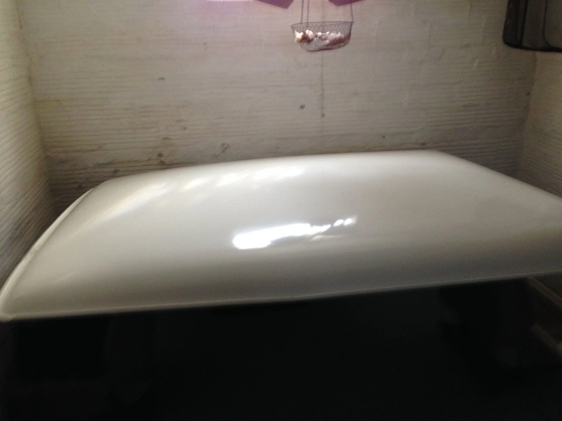 Garage/Basement Fiberglass Top side view 5