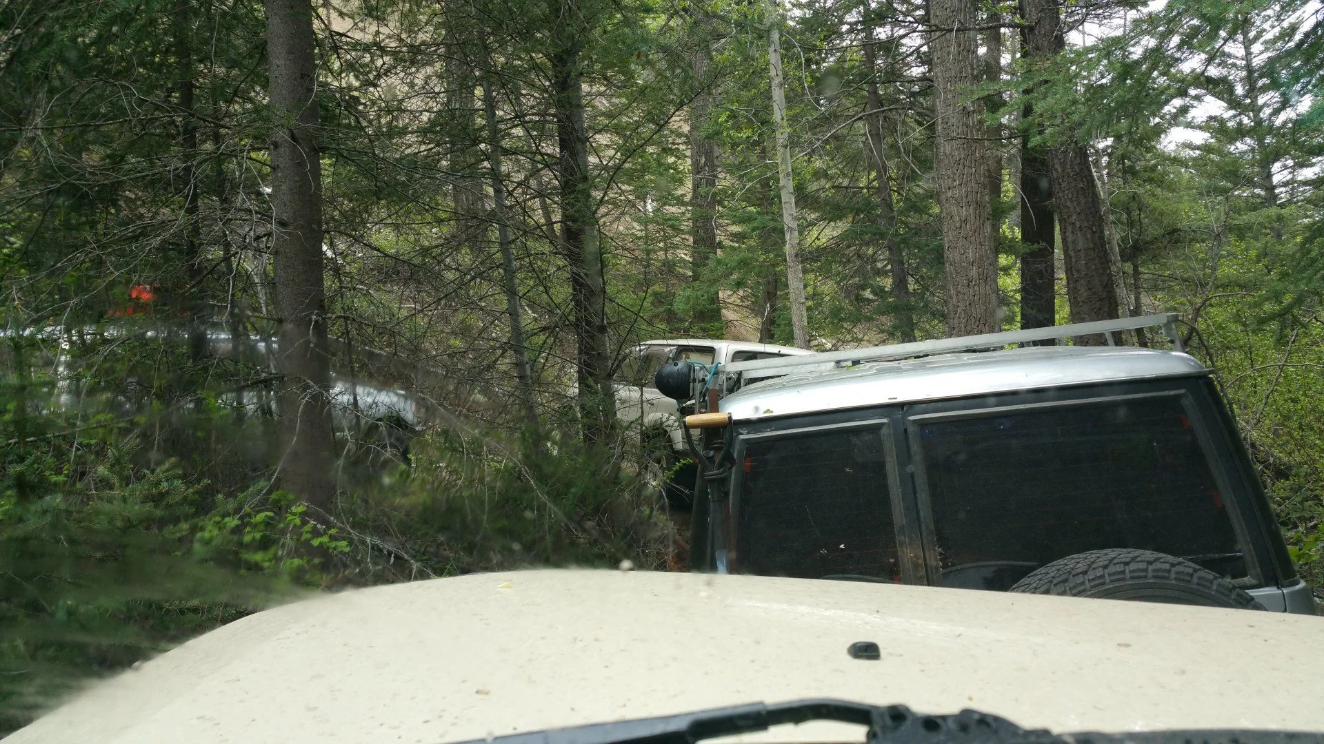 Getting bunched up on the trail