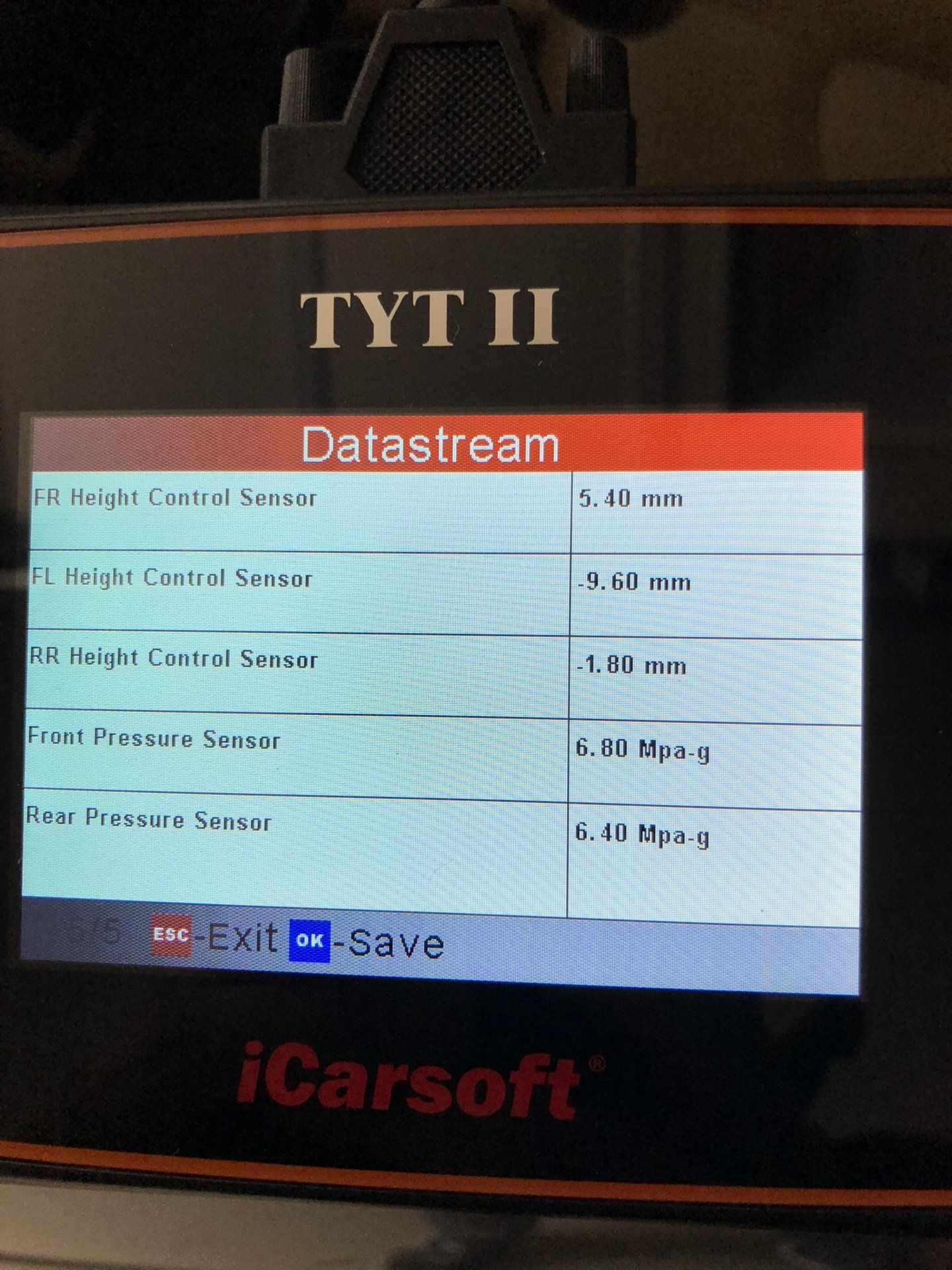 Getting pressures back in spec with my new toy! Still working on those height values