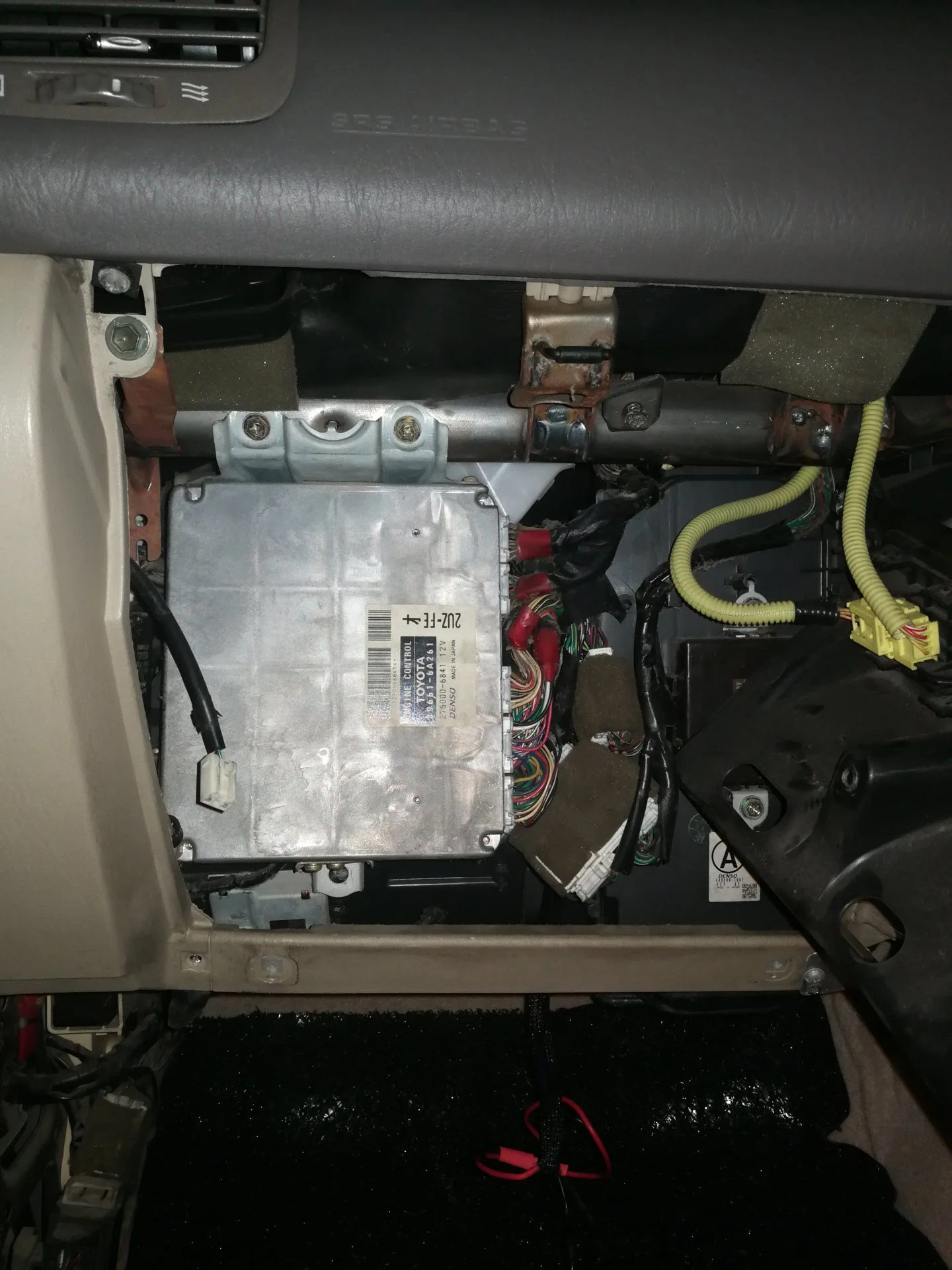 Glove Compartment Removed