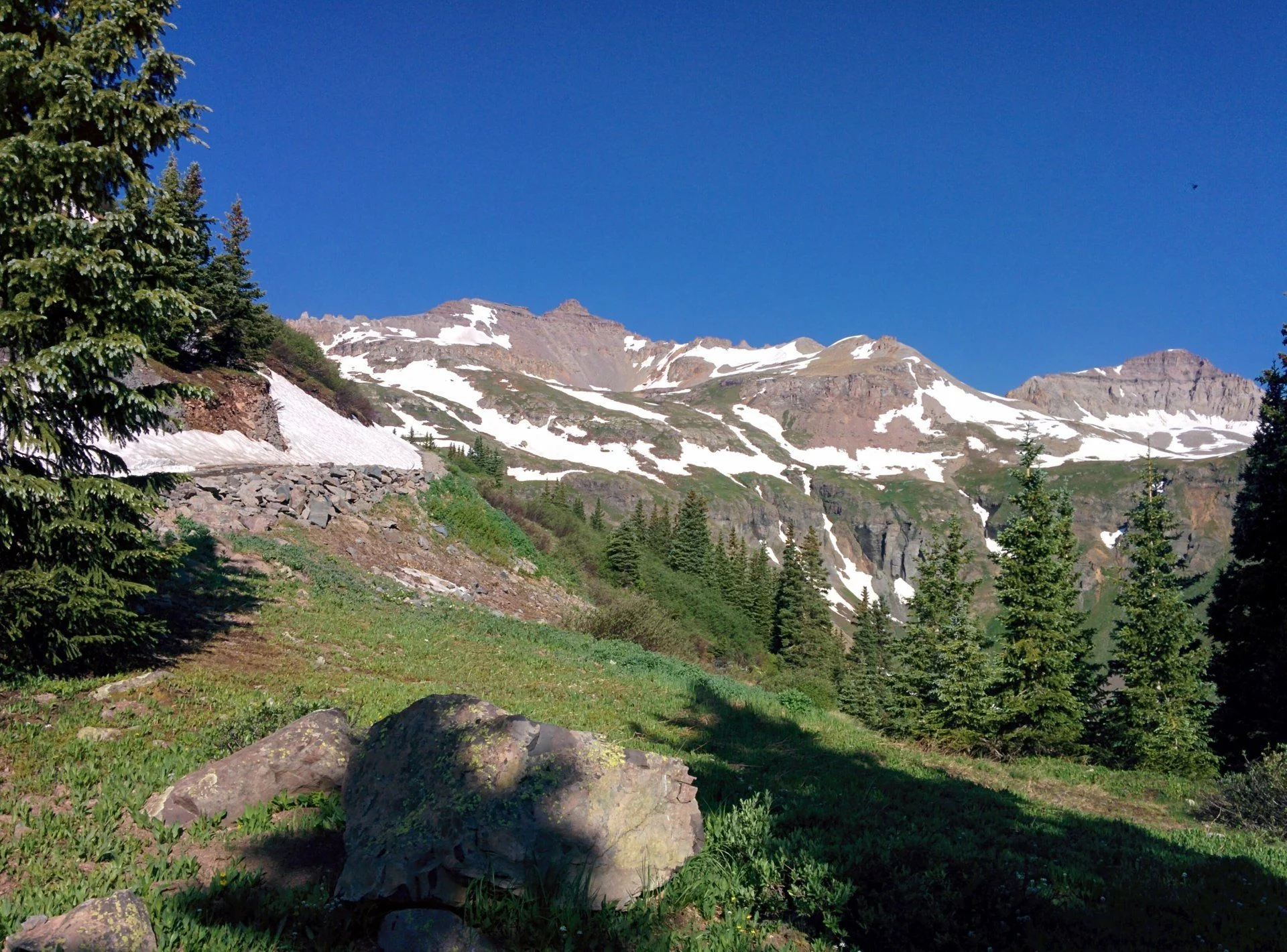 governor Basin at camp (top of our trip)