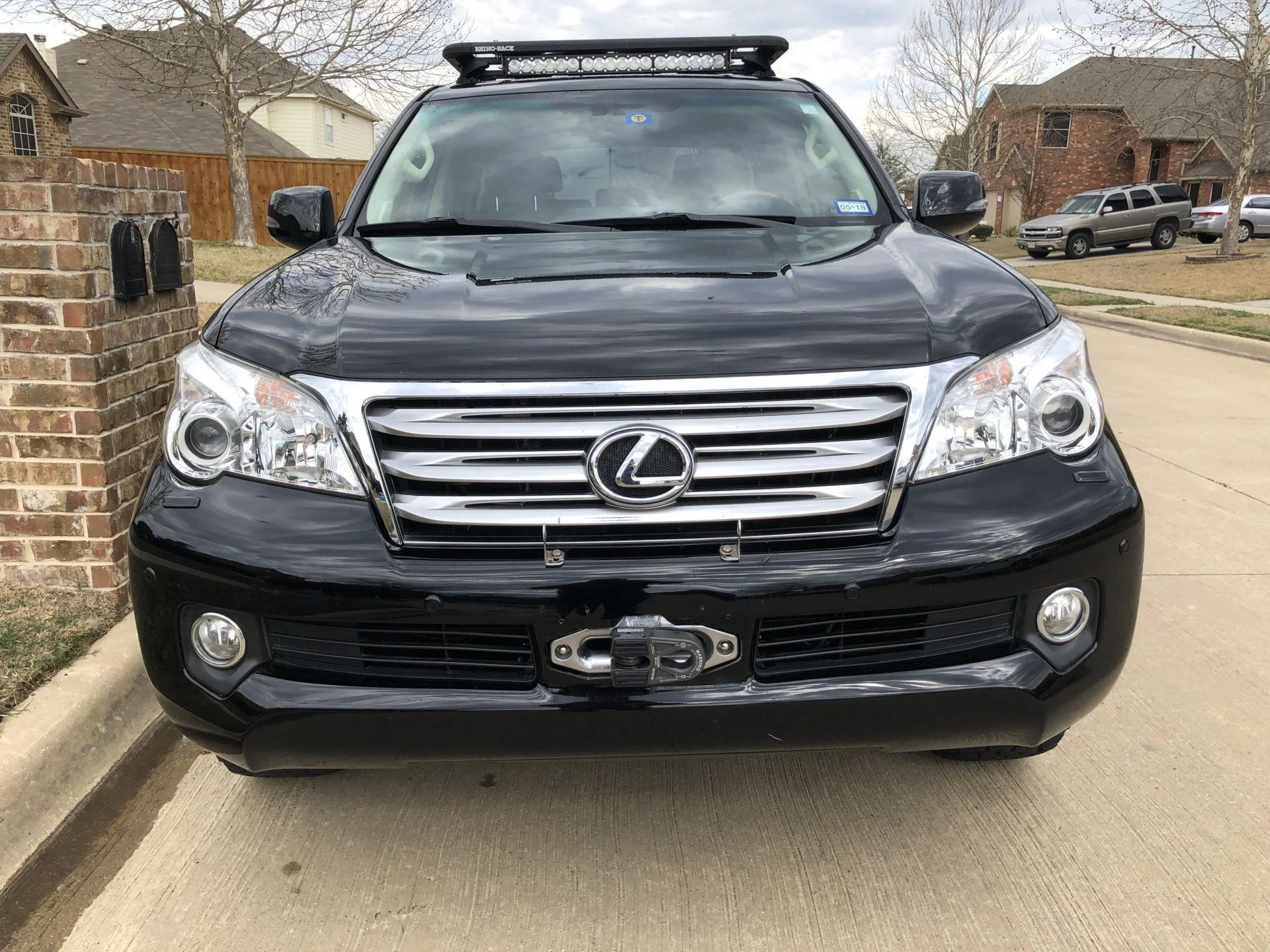 GX460 Hidden Winch 2