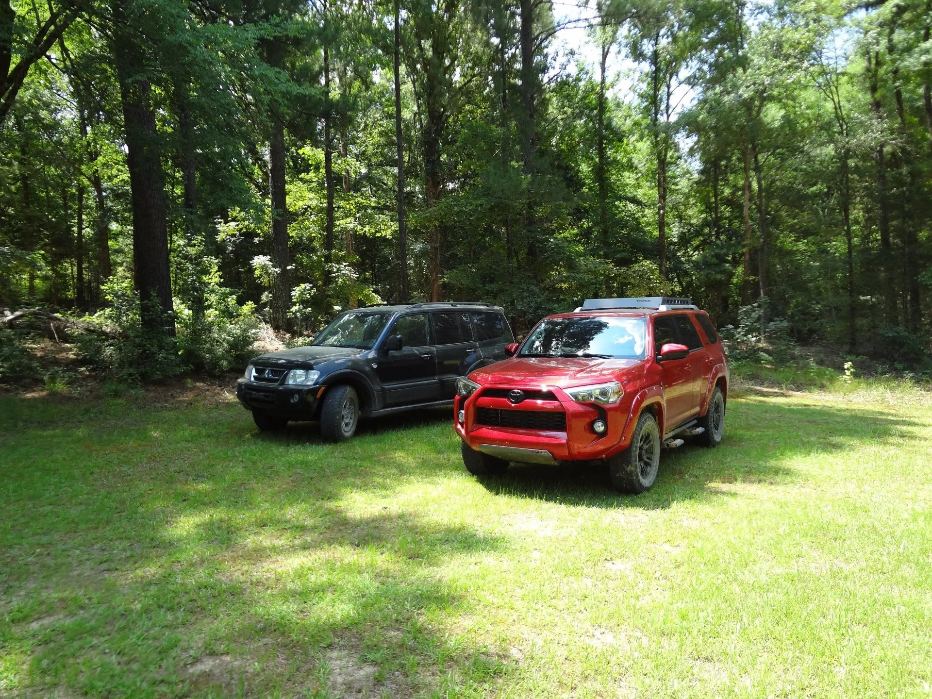 Had a chase vehicle this time..