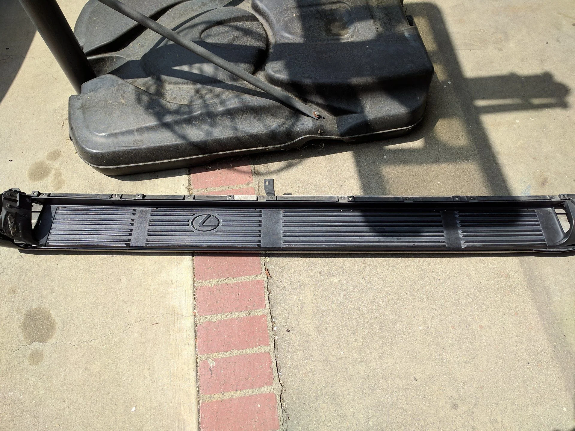 Half of running boards