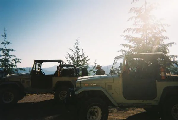 Heading out after a great weekend of wheelin and meeting new and seeing old friends