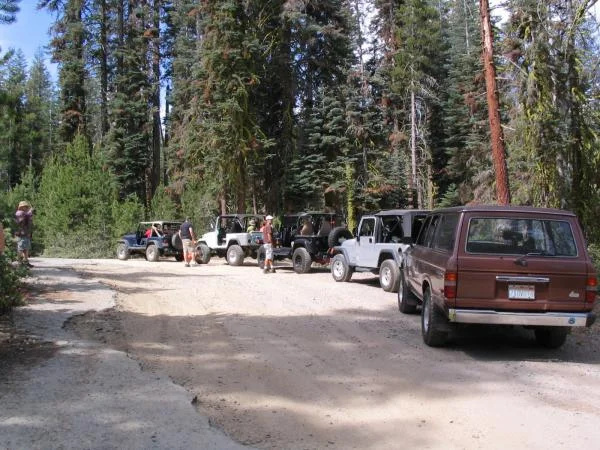 Heading up the trail.
