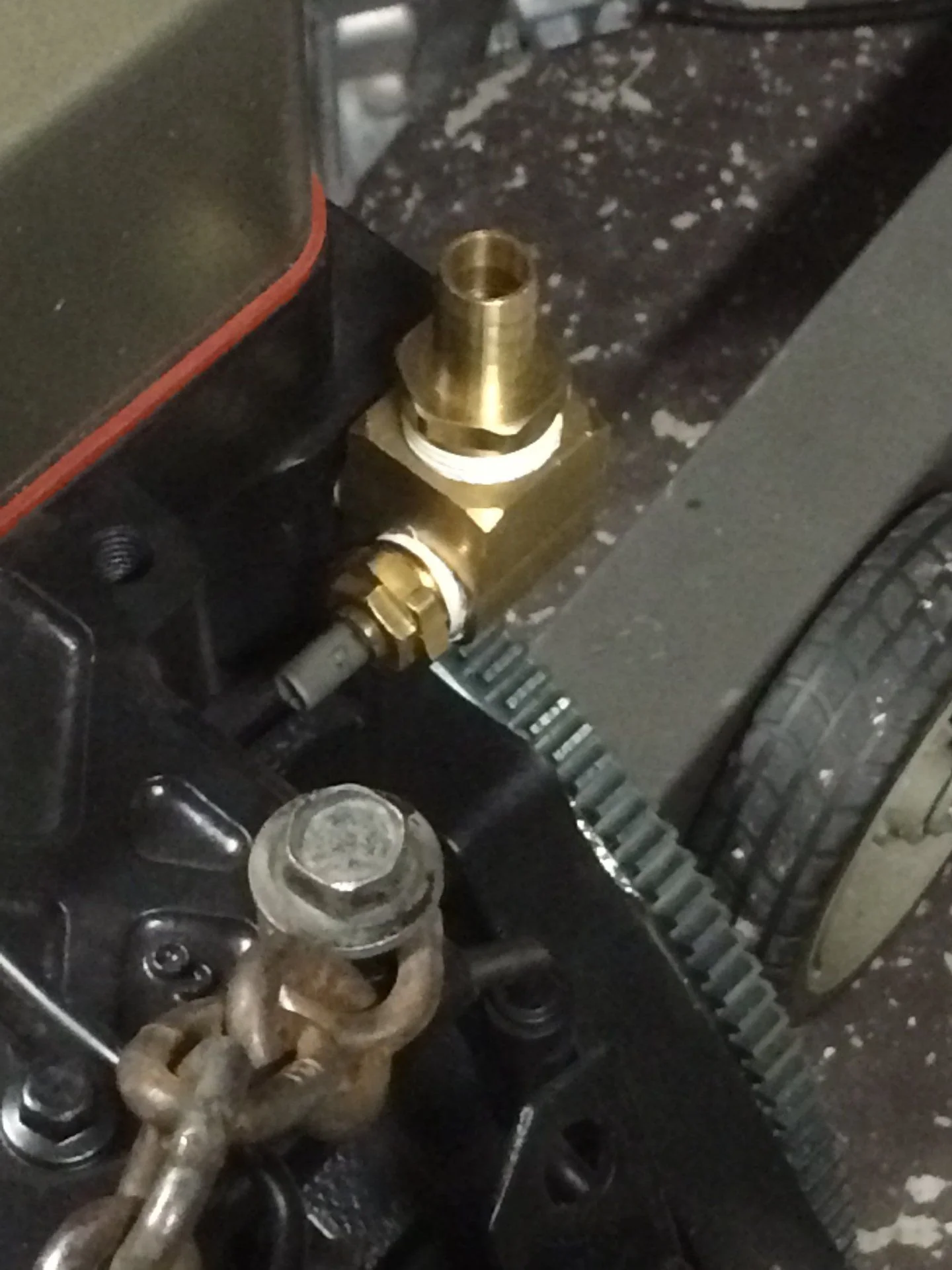 heater outlet and temp sender