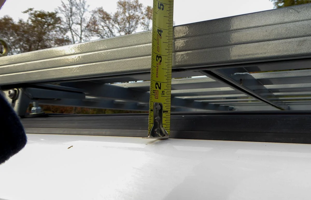 height above roof