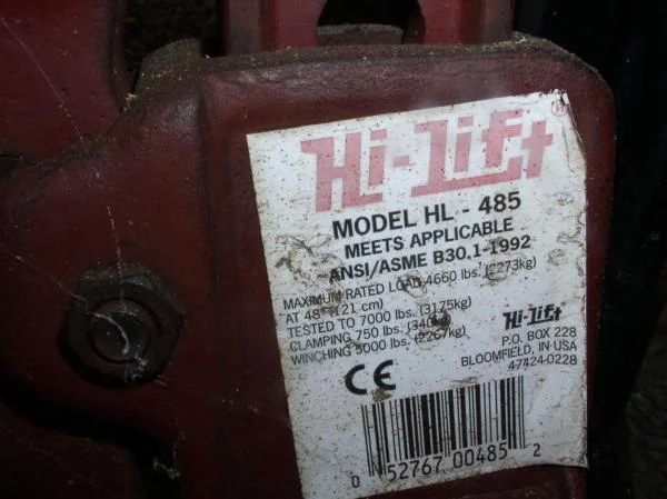hi liftjack 007