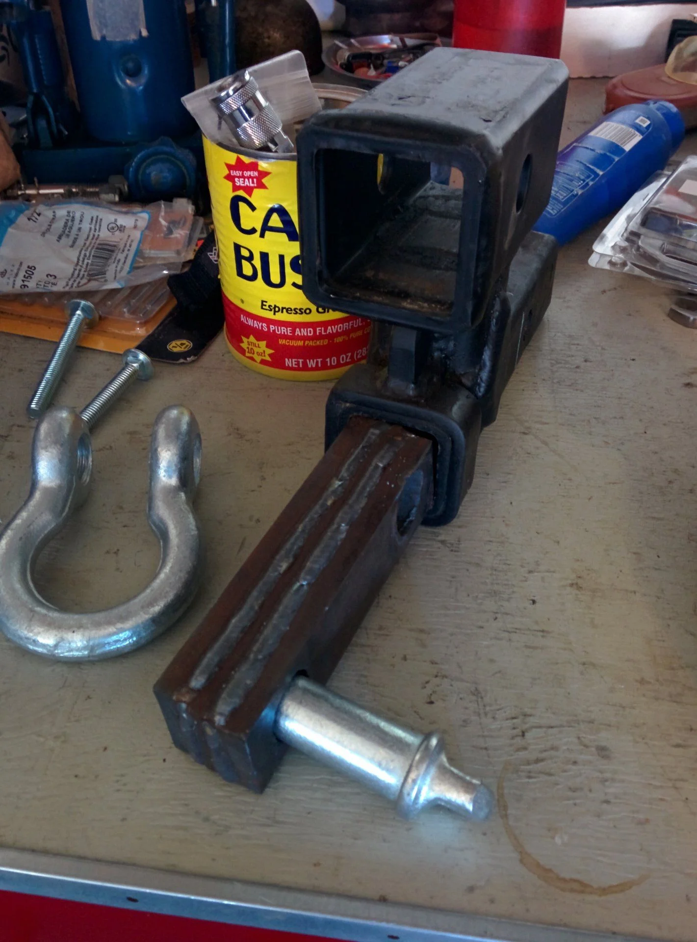 hitch riser & anchor exploded