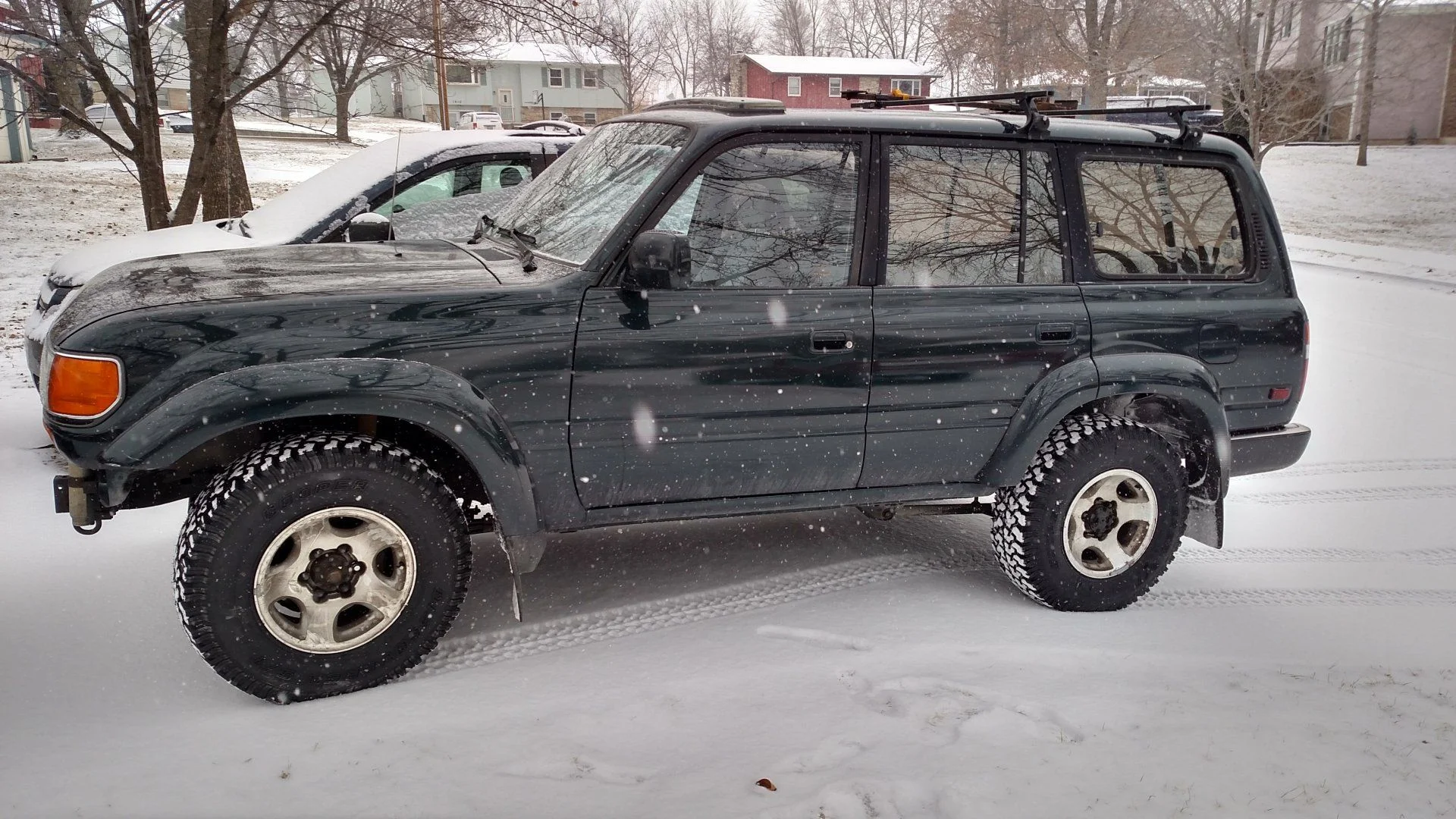 Home after tire install