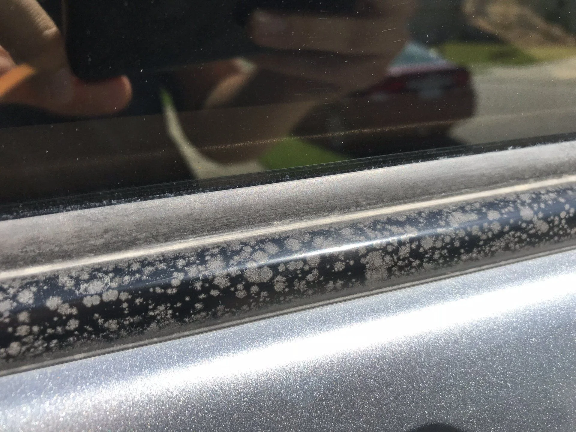 I don't even know what happened, but my window moulding looked terrible