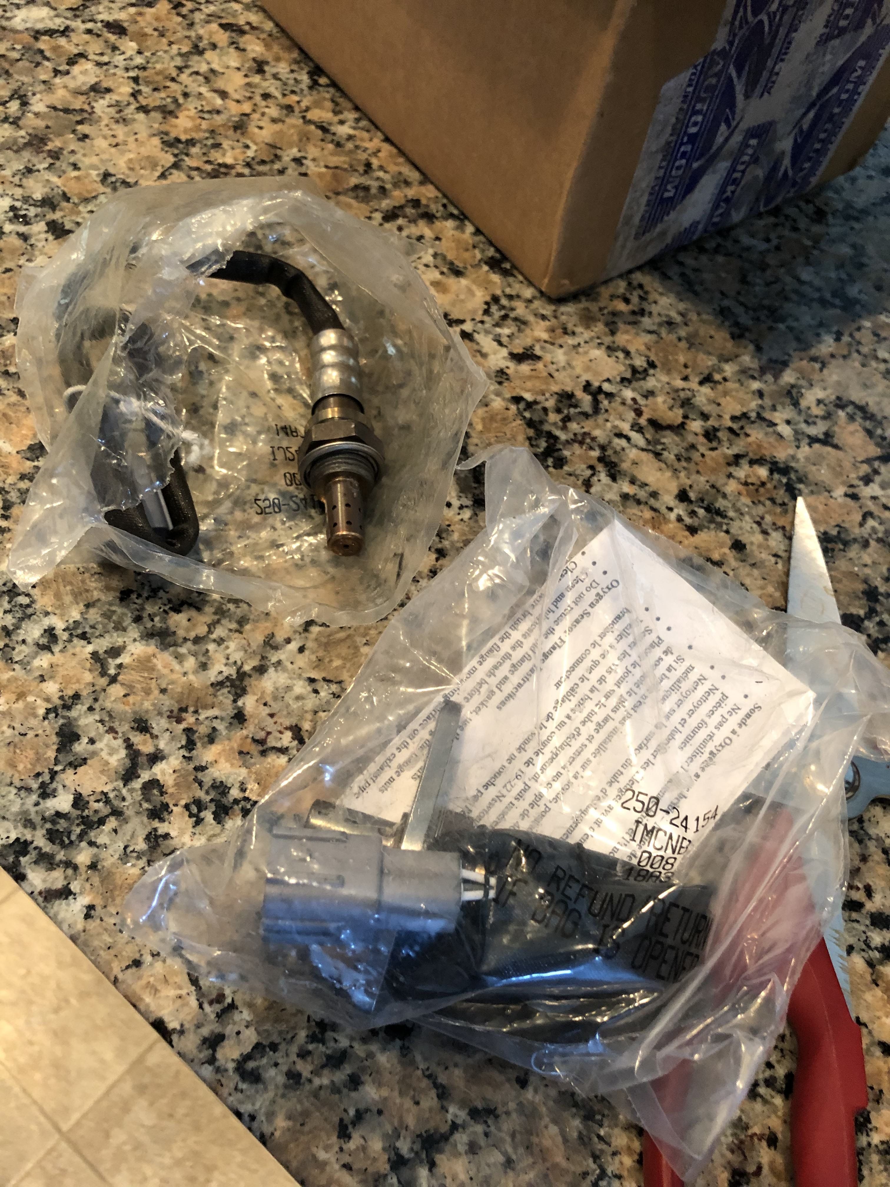 I love RockAuto, but they let me down this time - instead of two downstream o2 sensors, I got one downstream and one used, opened upstream sensor.