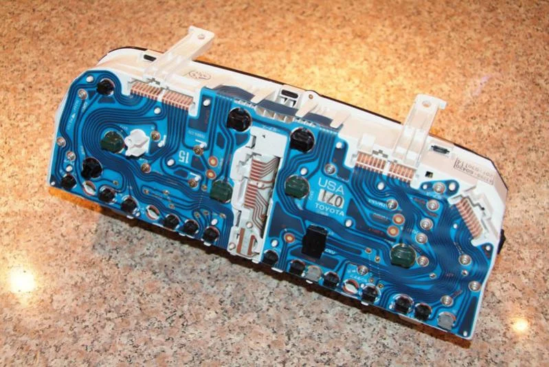 Idiot lights from LED thread