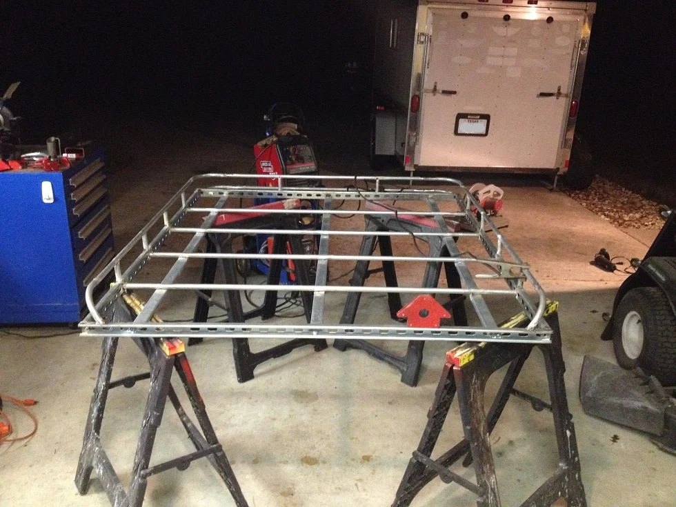 in progress roof rack emt superstrut