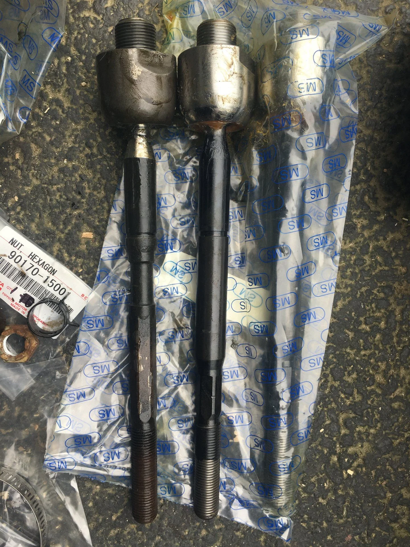 Inner tie rod comparison