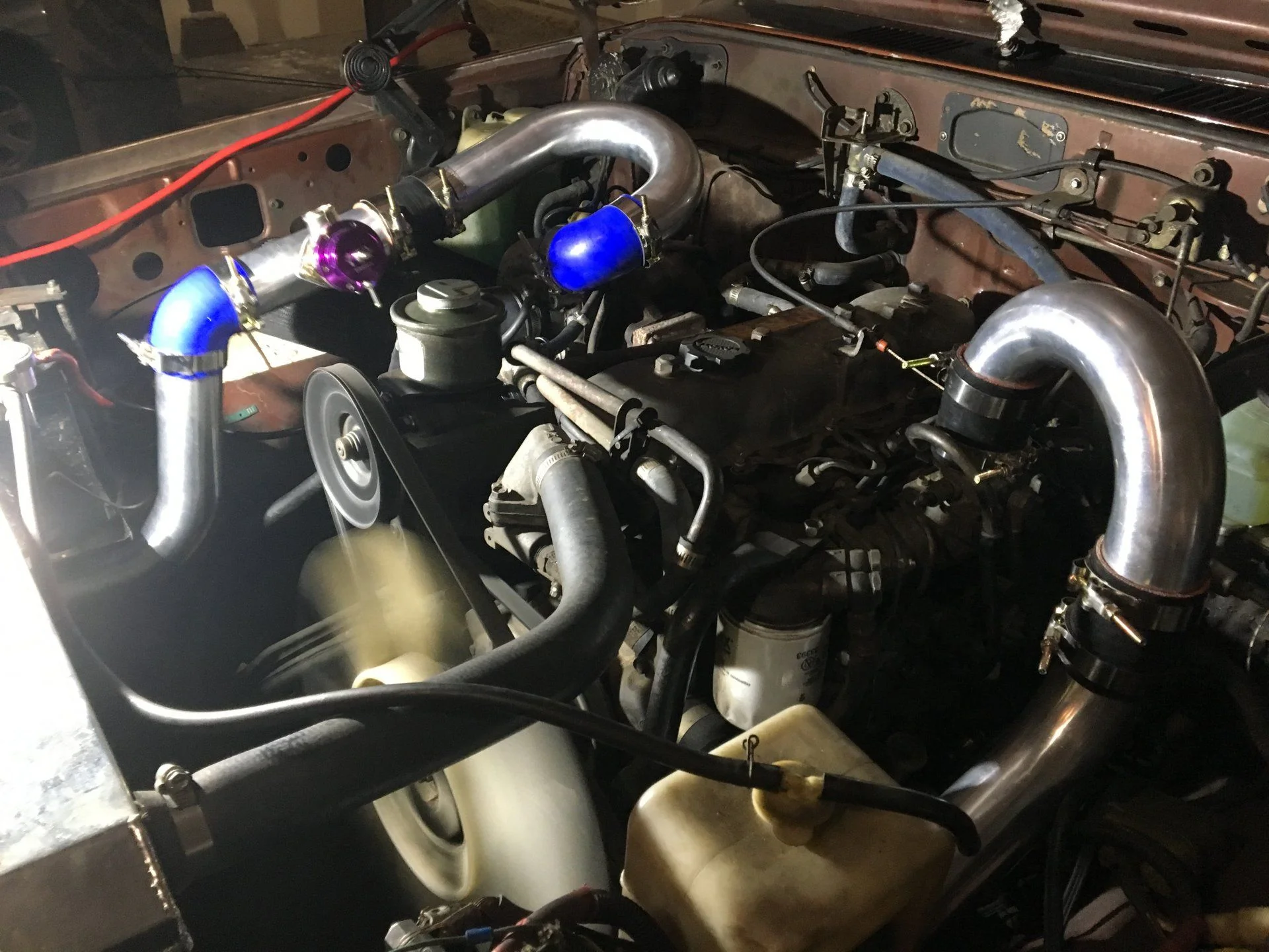 Intercooler installed