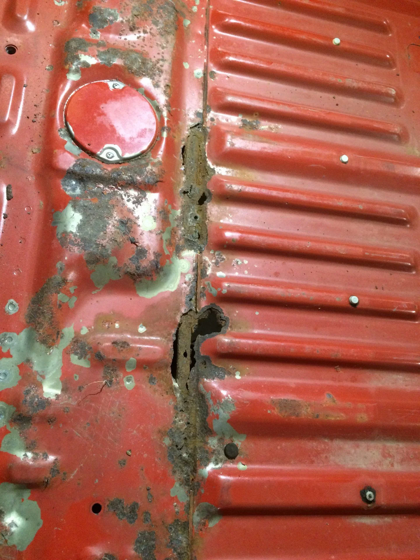 Interior tear down.