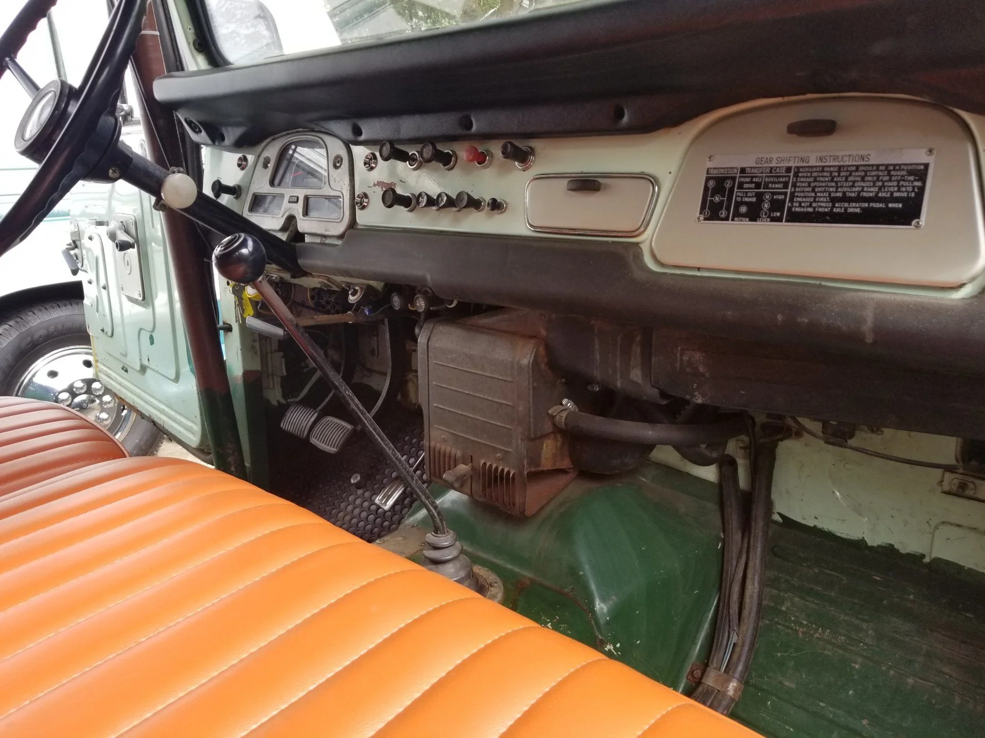 Interior, with '68 seats restored.