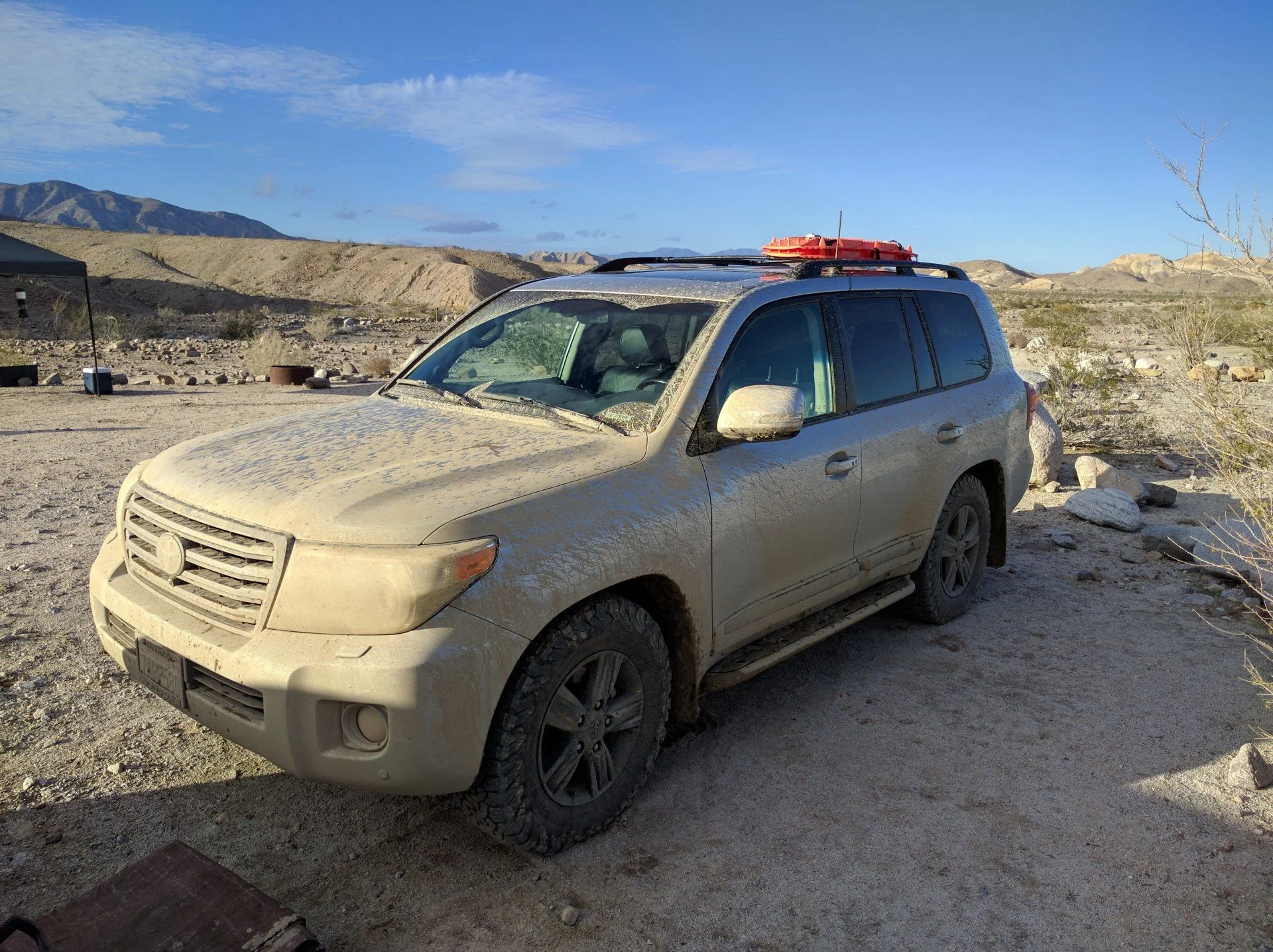 it was muddy