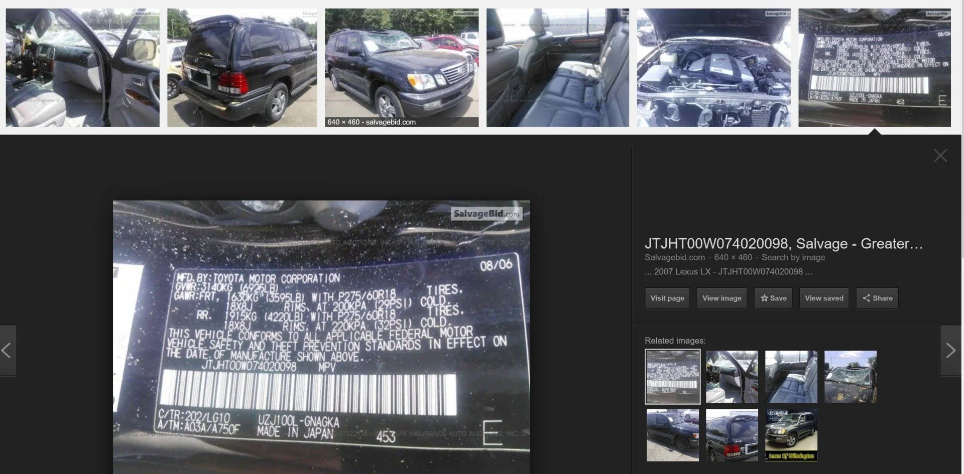 JTJHT00W074020098