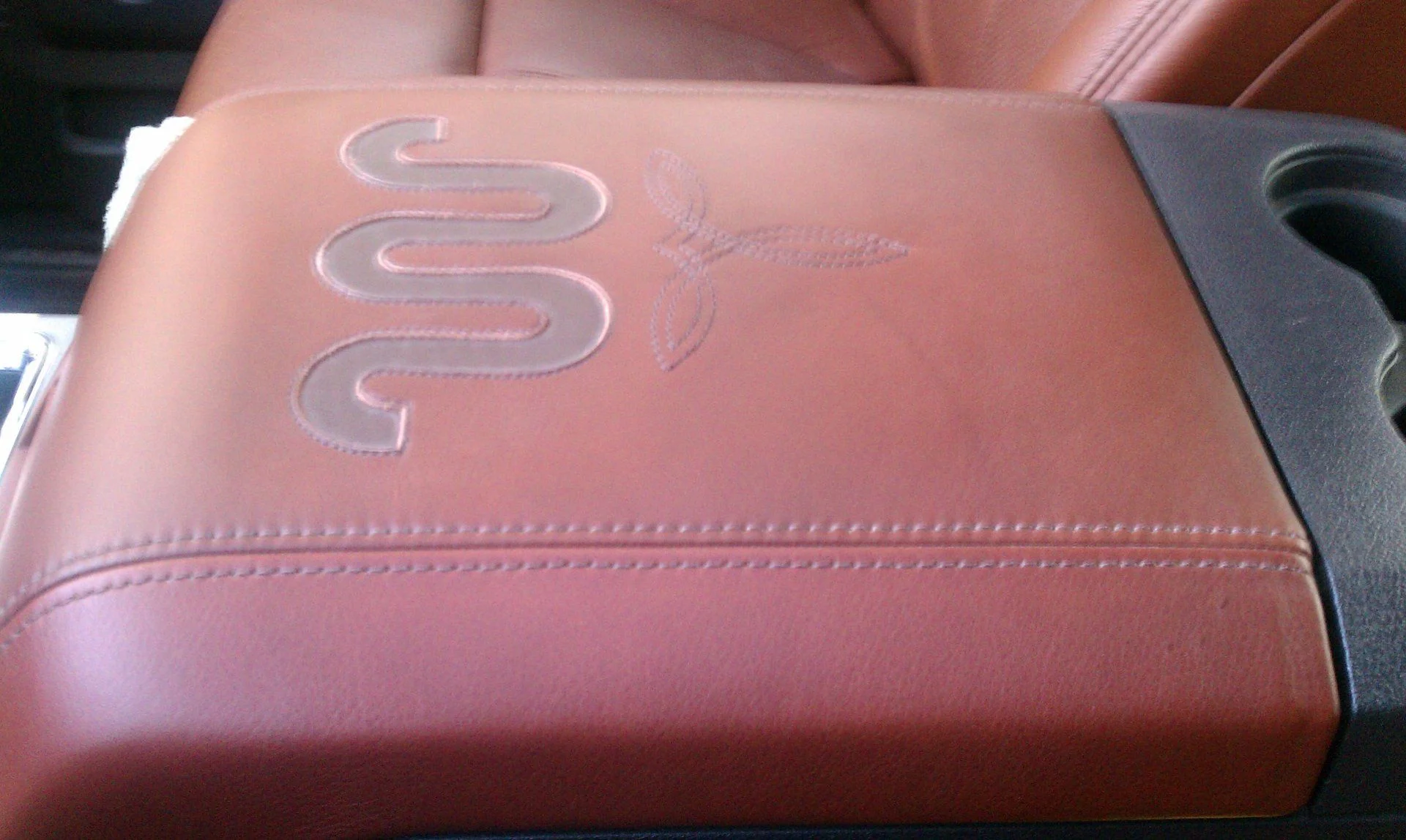 King Ranch center console