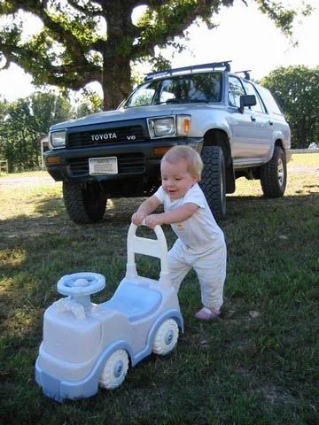 Little Girliemobile and the Big Daddymobile