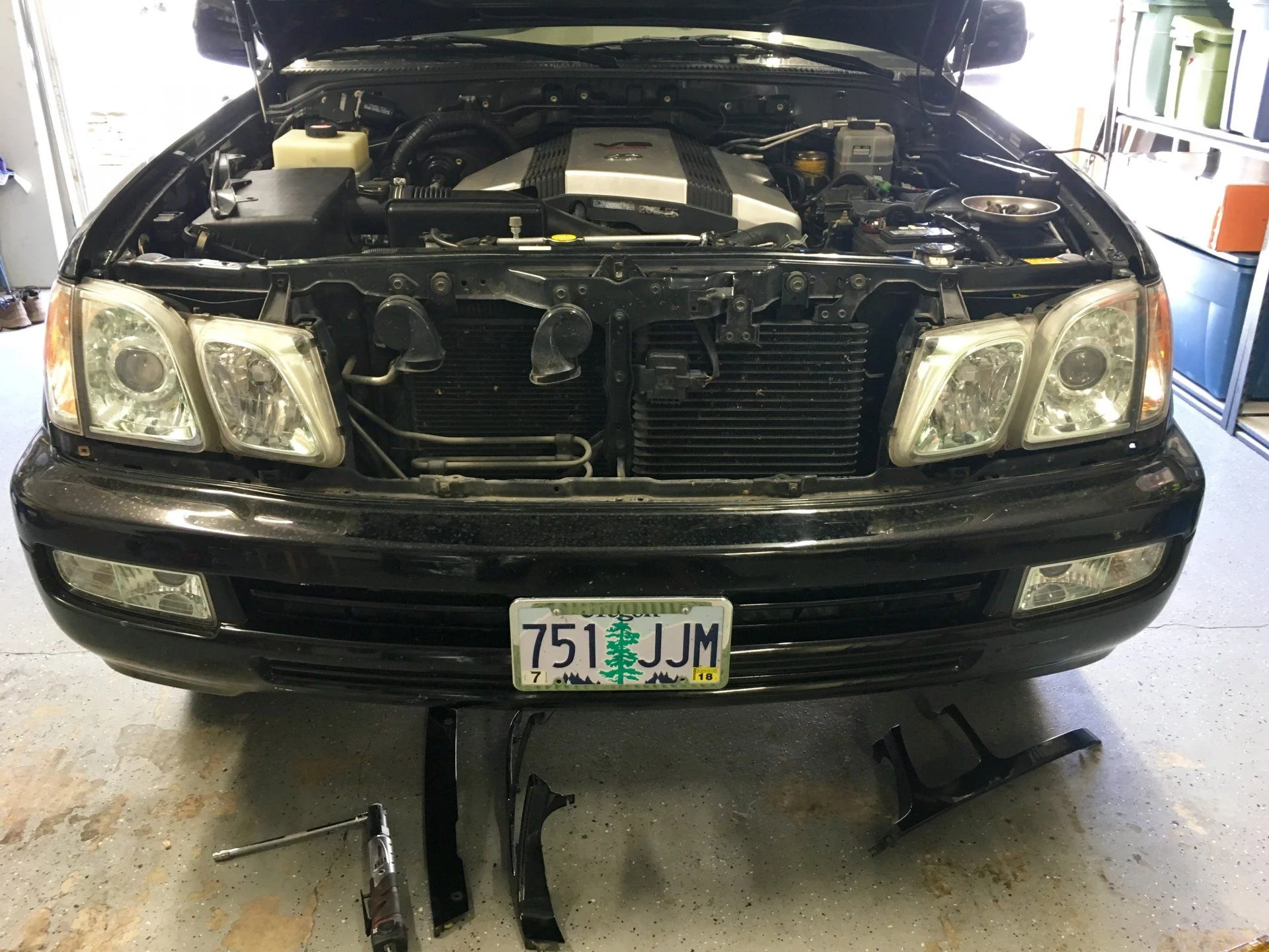 LX470 aux lights