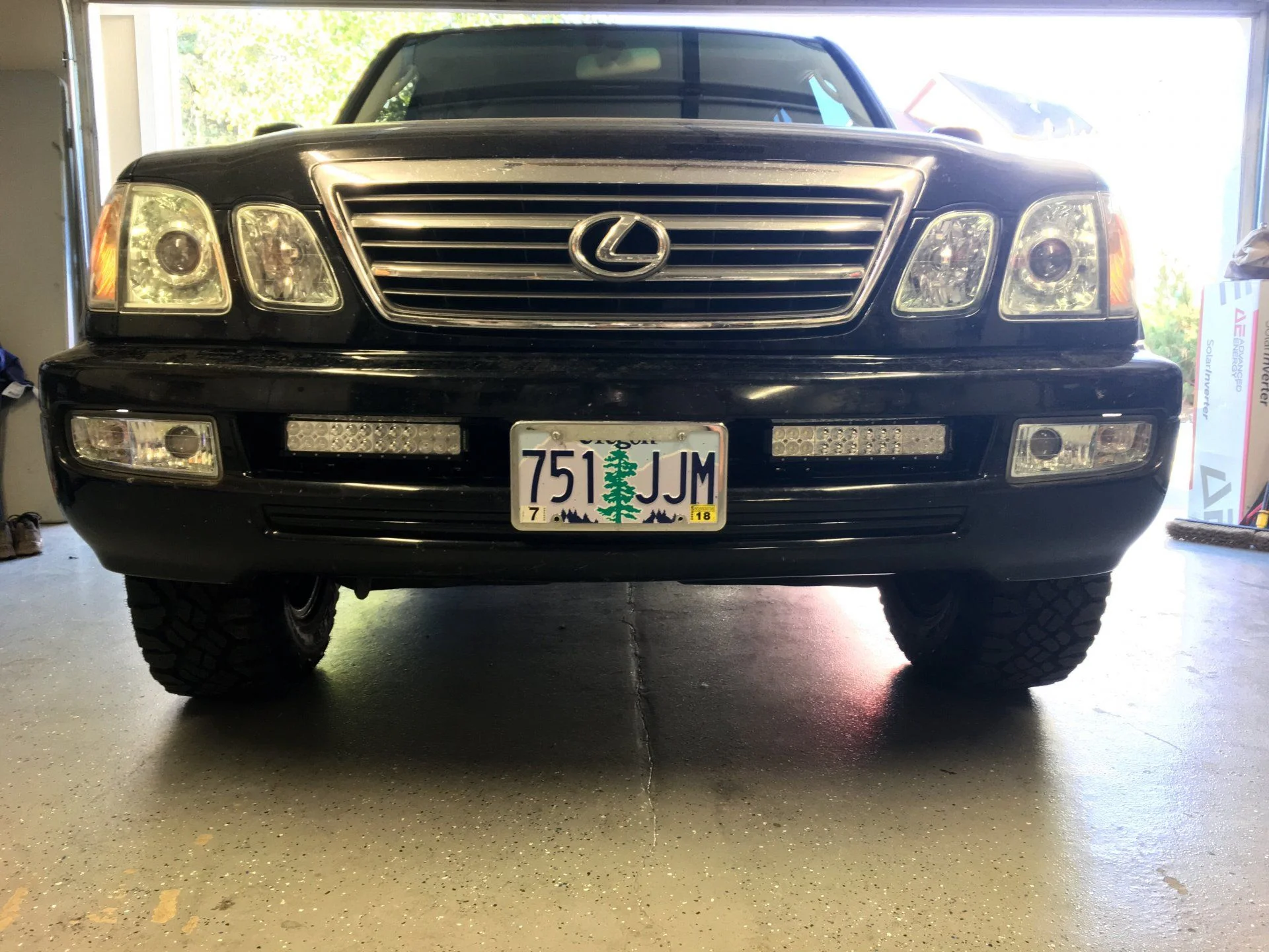 LX470 aux lights