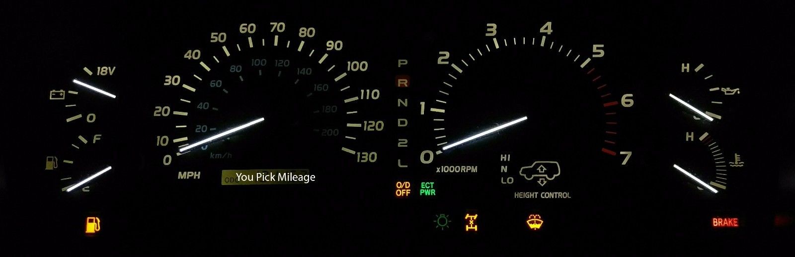 lx470 cluster gauge