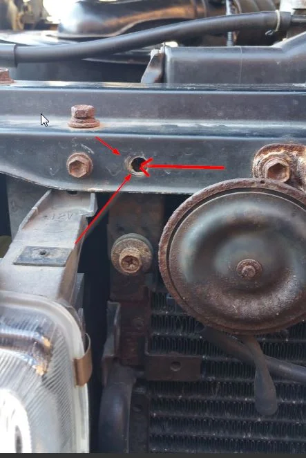 Missing bolt fzj80