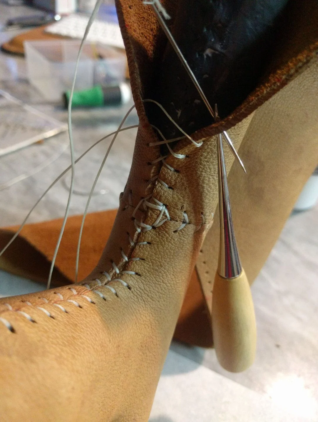 model 80 leather work