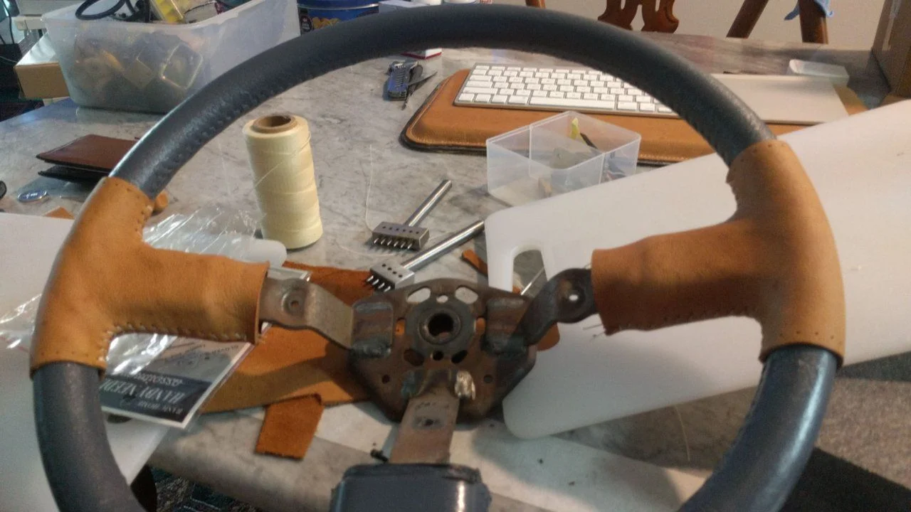 model 80 leather work