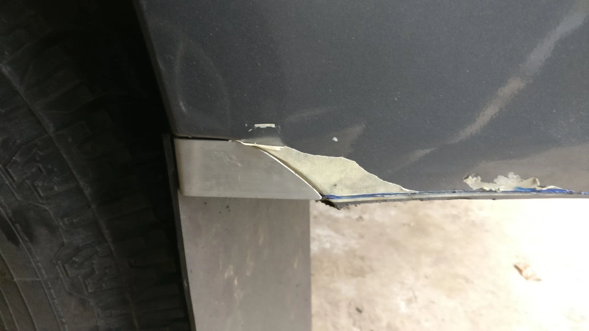 Mud flap bracket and filler plate for reflector