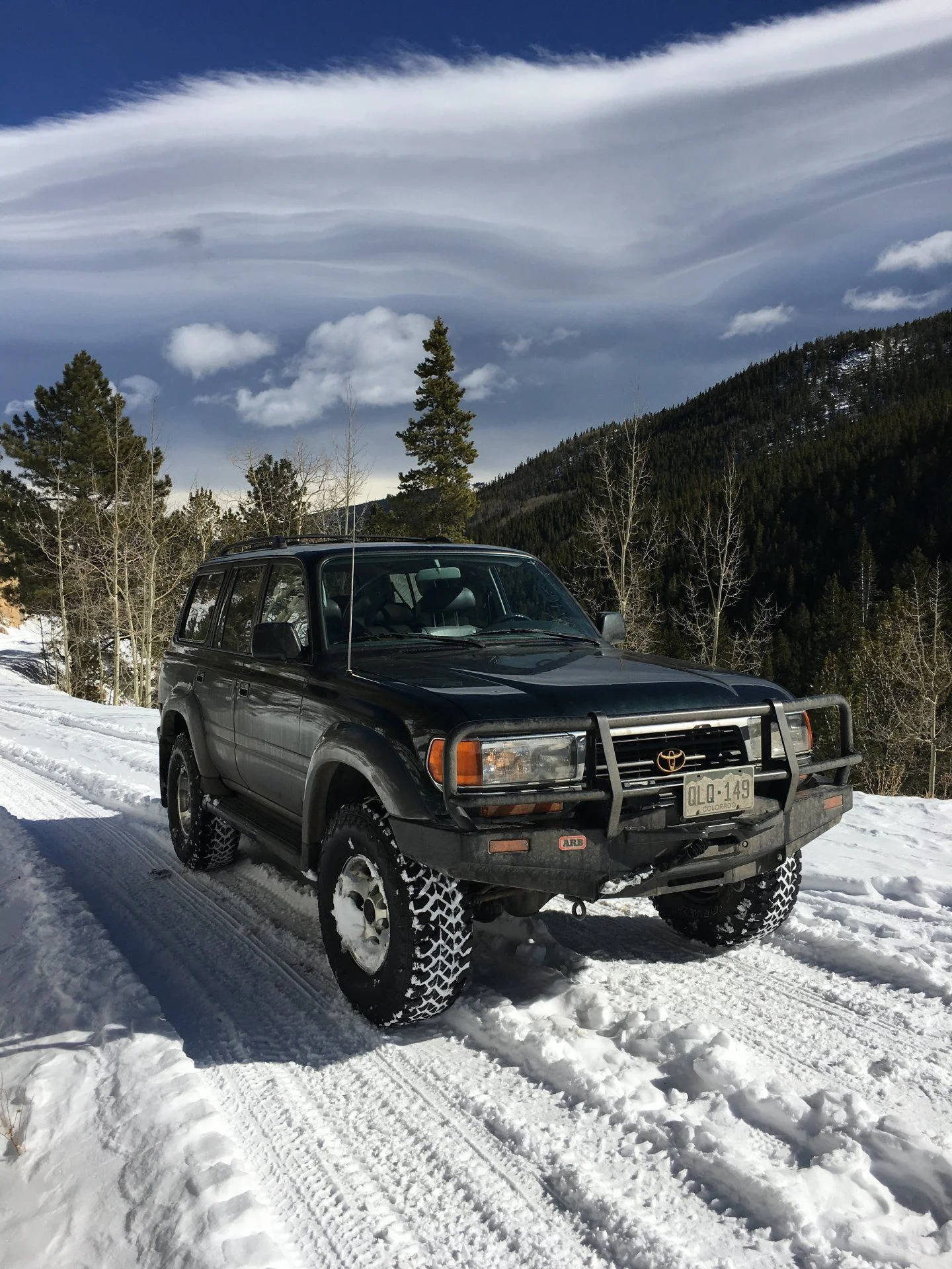 My 80 Series up in the Rockies