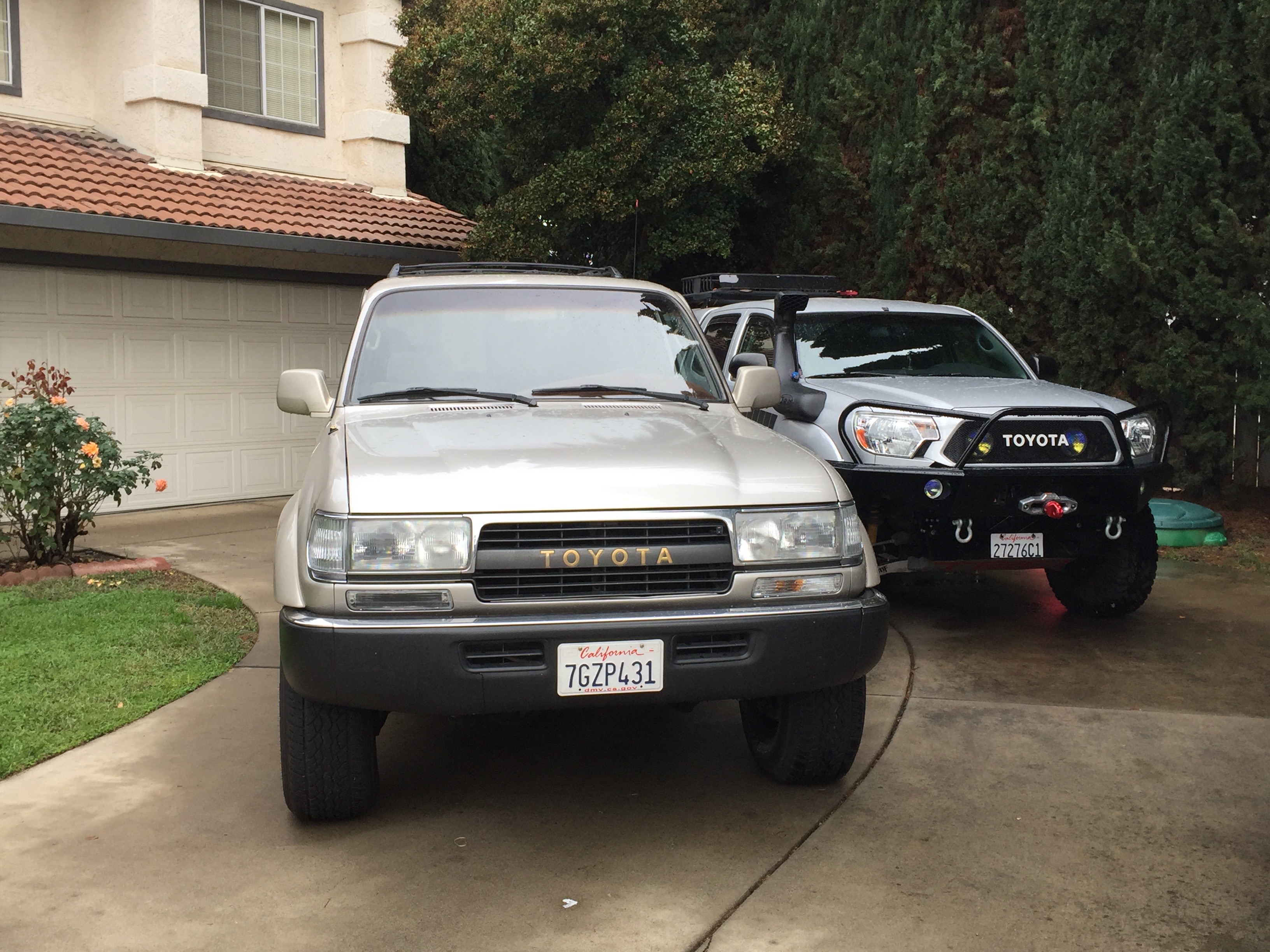 My 93 LC and 12 Tacoma